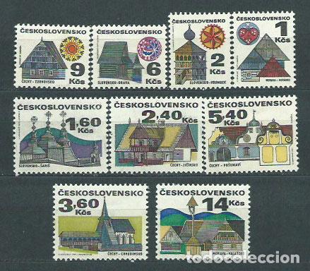 Selos: Checoslovaquia - Correo 1971 Yvert 1831/9 * Mh Iglesias