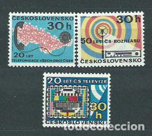 Selos: Checoslovaquia - Correo 1973 Yvert 1986/8 ** Mnh