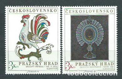Selos: Checoslovaquia - Correo 1974 Yvert 2046/7 ** Mnh Arte