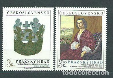 Francobolli: Checoslovaquia - Correo 1979 Yvert 2333/4 ** Mnh Pinturas