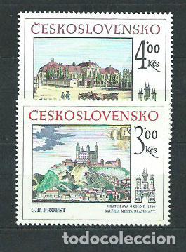 Briefmarken: Checoslovaquia - Correo 1981 Yvert 2445/6 ** Mnh Pinturas