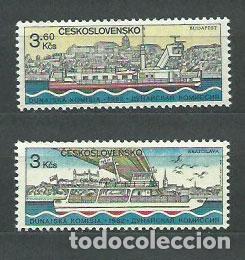 Briefmarken: Checoslovaquia - Correo 1982 Yvert 2495/6 ** Mnh Barcos