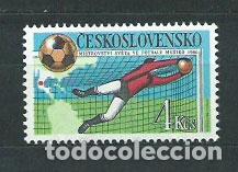Briefmarken: Checoslovaquia - Correo 1986 Yvert 2676 ** Mnh Deporte f&uacute;tbol