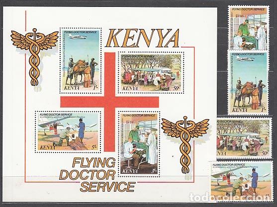 Briefmarken: Kenya - Correo Yvert 159/62+Hb 12 ** Mnh Medicina