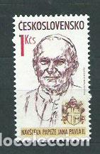 Briefmarken: Checoslovaquia - Correo 1988 Yvert 2847 ** Mnh Juan Pablo II