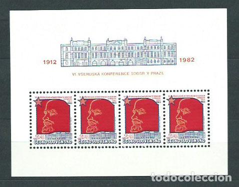 Briefmarken: Checoslovaquia - Hojas 1982 Yvert 52 ** Mnh