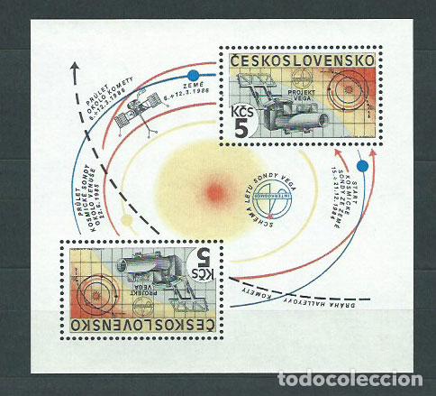 Stamps: Checoslovaquia - Hojas 1985 Yvert 68 ** Mnh Astro