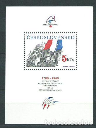 Stamps: Checoslovaquia - Hojas 1989 Yvert 86 ** Mnh