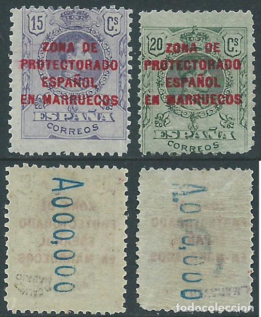 Stamps: Marruecos Correo 1920 Edifil NE 3/4 **/* Mnh/Mh