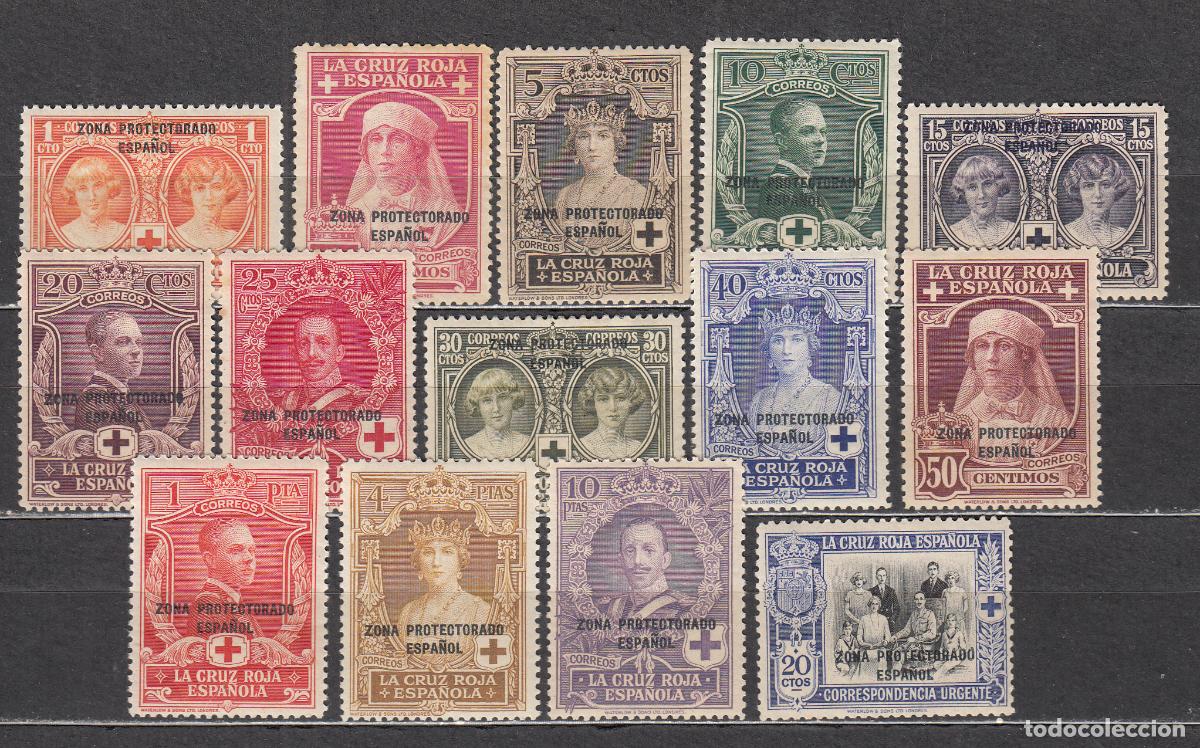 Stamps: Marruecos Correo 1926 Edifil 91/104 * Mh