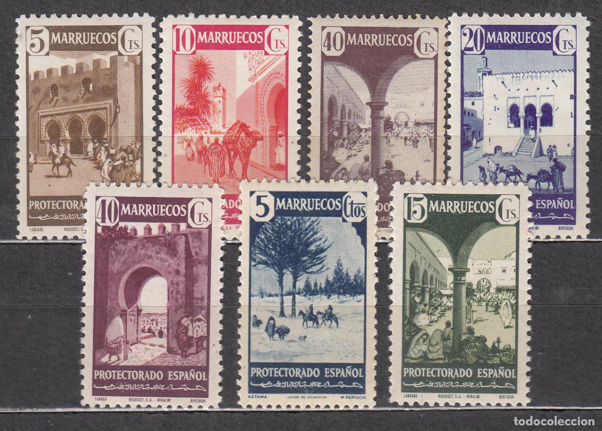 Stamps: Marruecos Correo 1941 Edifil 234/40 * Mh