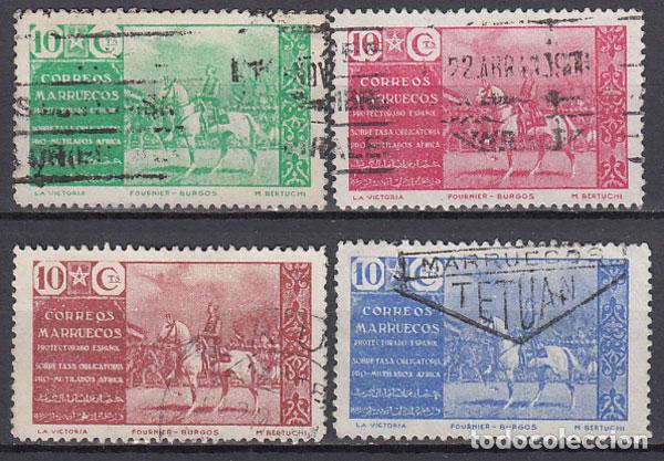 Stamps: Marruecos Beneficencia 1941 Edifil 13/16 usado