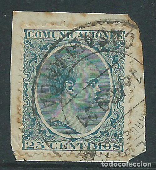 Briefmarken: Marruecos Sellos de Espa&ntilde;a utilizados en Marruecos 1879 Edifil 221 usado