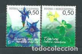 Briefmarken: Herceg Bosna - Correo Yvert 121/2 ** Mnh Flores