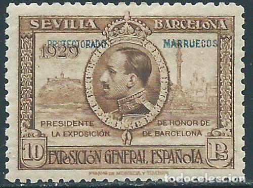 Briefmarken: Marruecos Sueltos 1929 Edifil 131 * Mh