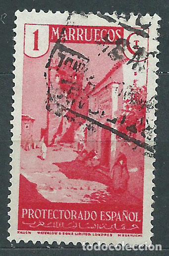 Francobolli: Marruecos Sueltos 1933 Edifil 133 usado