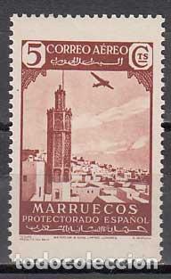 Francobolli: Marruecos Sueltos 1938 Edifil 186 ** Mnh