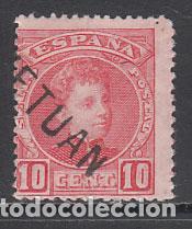 Stamps: Marruecos Variedades 1908 Edifil 17hx * Mh