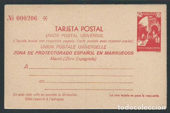 Stamps: Marruecos Enteros Postales 1933 Edifil 23 (*) Mng