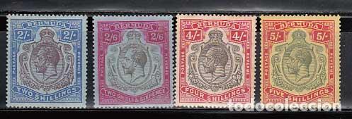 Stamps: Bermudas - Correo Yvert 47/50 * Mh Jorge V