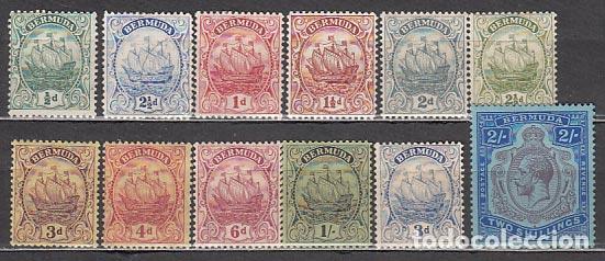 Stamps: Bermudas - Correo Yvert 73/87 * Mh Barcos Falta 73-83-85/7 y 78 usado