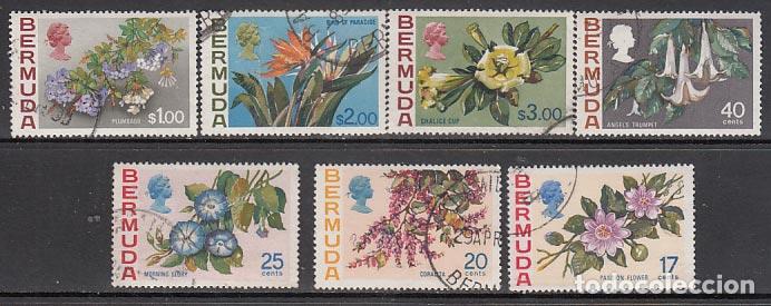 Stamps: Bermudas - Correo Yvert 310/6 usado Flores