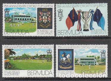 Stamps: Bermudas - Correo Yvert 331/4 ** Mnh Deportes cricket