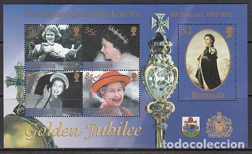 Stamps: Bermudas - Hojas Yvert 11 ** Mnh Isabel II