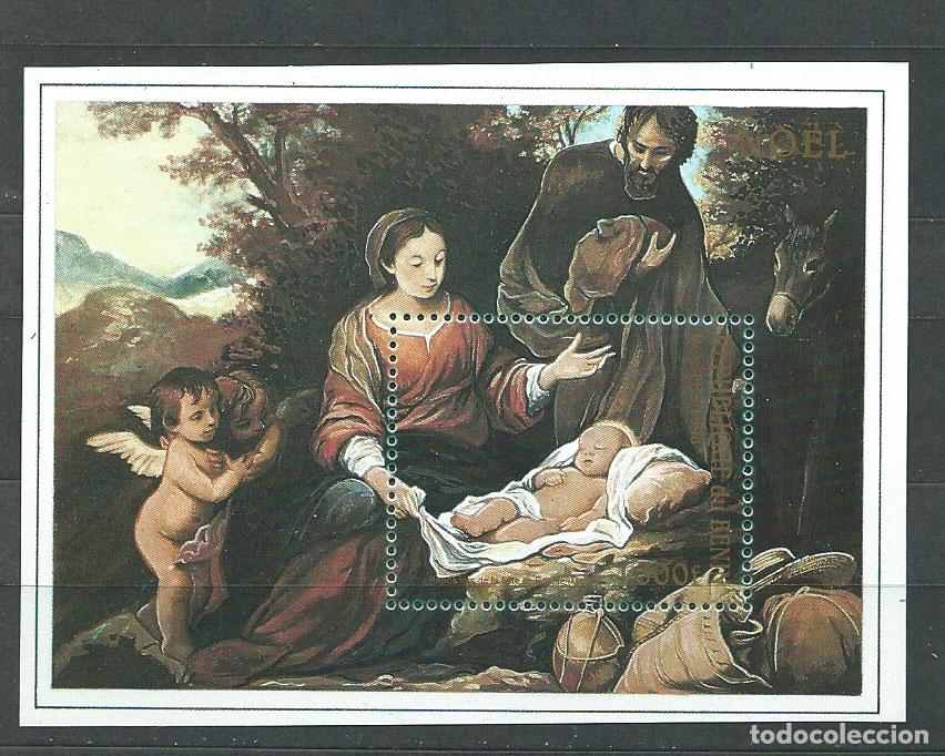 Stamps: Benin - Hojas Yvert 29K ** Mnh Navidad