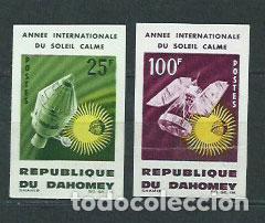 Stamps: Dahomey - Correo Yvert 216/7 Sin dentar * Mh Astro