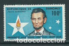 Stamps: Dahomey - Aereo Yvert 33 ** Mnh Abraham Lincoln