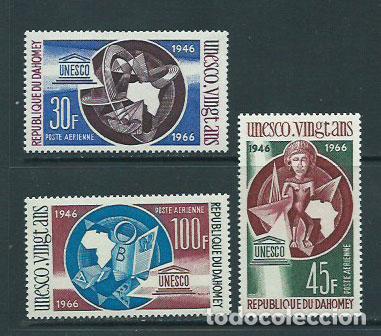 Stamps: Dahomey - Aereo Yvert 47/9 ** Mnh UNESCO