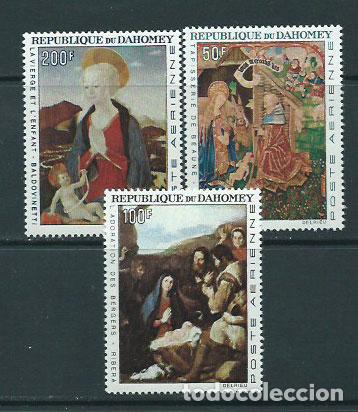 Stamps: Dahomey - Aereo Yvert 50/2 ** Mnh Pinturas