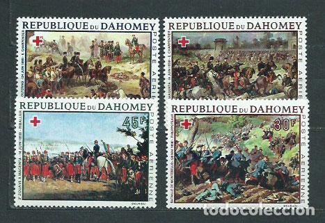 Briefmarken: Dahomey - Aereo Yvert 81/4 ** Mnh Cruz roja
