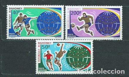 Briefmarken: Dahomey - Aereo Yvert 124/6 ** Mnh Deportes f&uacute;tbol
