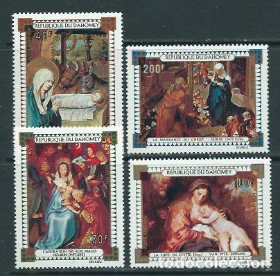 Briefmarken: Dahomey - Aereo Yvert 149/52 ** Mnh Navidad