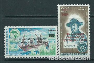 Briefmarken: Dahomey - Aereo Yvert 213/4 ** Mnh Scoutismo