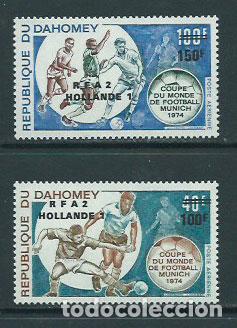 Briefmarken: Dahomey - Aereo Yvert 221/2 ** Mnh Deportes f&uacute;tbol