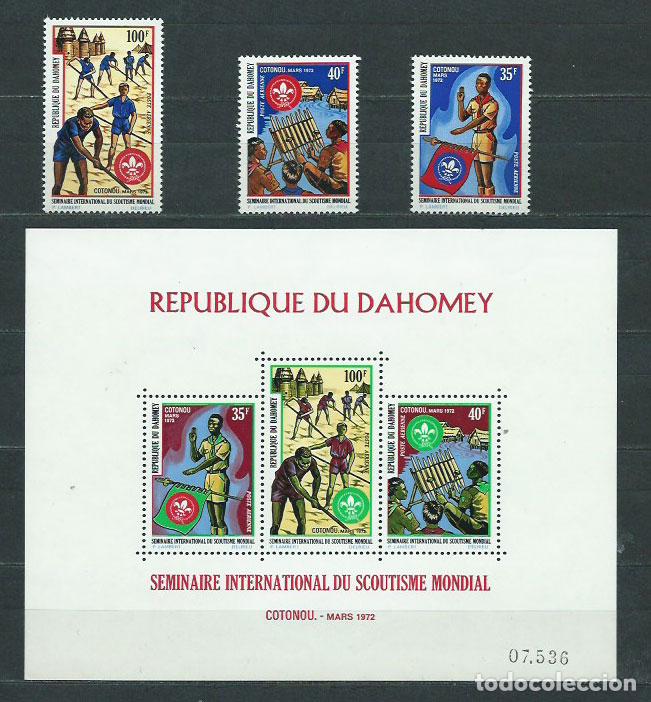 Briefmarken: Dahomey - Aereo Yvert 160/2+H.18 ** Mnh Scoutismo