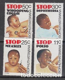 Briefmarken: Bophuthatswana - Correo Yvert 133/6 ** Mnh Medicina