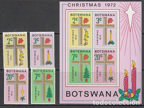 Briefmarken: Botswana - Correo Yvert 244/7+H.7 ** Mnh Navidad