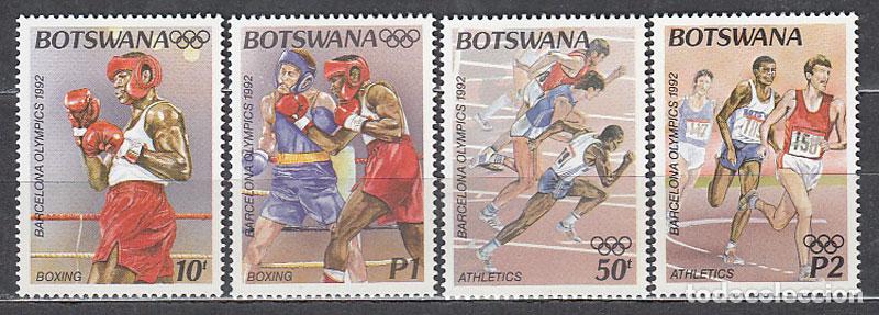Briefmarken: Botswana - Correo Yvert 683/6 * Mh Olimpiadas de Barcelona