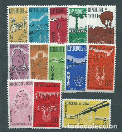 Briefmarken: Tchad - Correo Yvert 66/78 ** Mnh Fauna