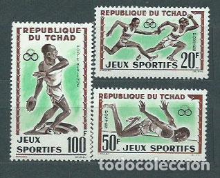 Briefmarken: Tchad - Correo Yvert 80/1+A.8 ** Mnh Deportes