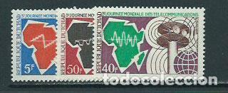 Stamps: Tchad - Correo Yvert 235/7 ** Mnh Telecomunicaciones