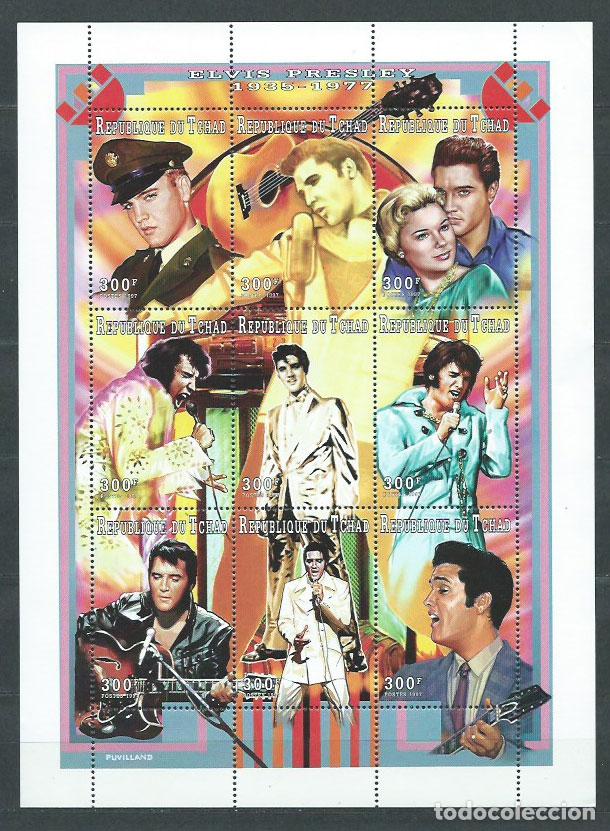 Stamps: Tchad - Correo Yvert 801/9 ** Mnh Elvis Presley