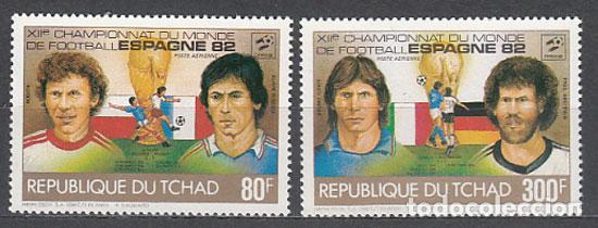 Selos: Tchad - Correo Yvert 246D/E ** Mnh Deportes f&uacute;tbol