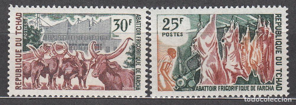 Selos: Tchad Correo Yvert 213/14 ** Mnh Fauna