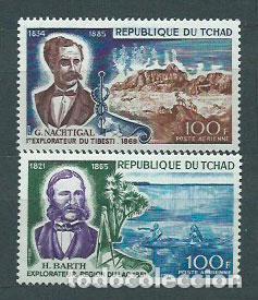 Selos: Tchad - Aereo Yvert 53/4 ** Mnh Personajes