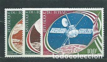 Selos: Tchad - Aereo Yvert 205/7 ** Mnh Astro